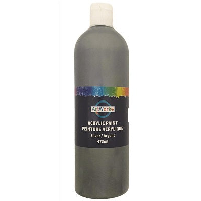 Paint-Acrylic Artworks 473Ml. Silver - 49314