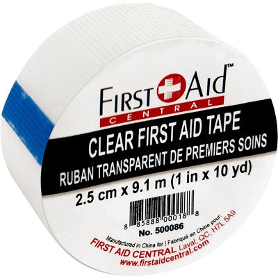 Tape-Medical, Transparent Plastic 1" X 30' - 500086