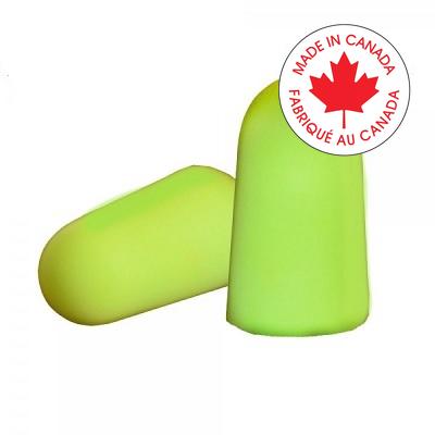 Ear Plugs-Hush, Single Use Uncorded, Citron 200 Pairs/Box - 50-13