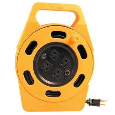 Power Caddy-Woods Value, 4 Outlet, 7.6M Cord Yellow - 502801