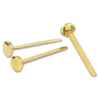 Paper Fastener-Brass Plated Round Head 1-1/2" - 50505-71712