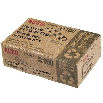 Paper Clips-Recycled #1 Standard - 50505-72365