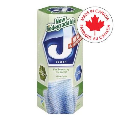 Cleaning Cloth-J Cloth, Blue, 8/Box - 51071