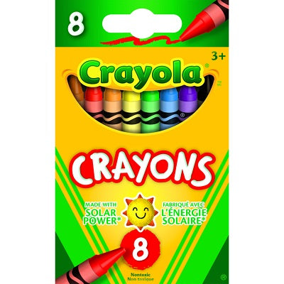 Crayons-Crayola 8 Colours - 52-0008
