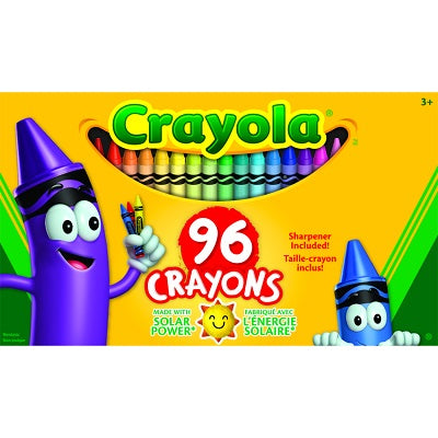 Crayons-Crayola, 96 Crayons With Built-In Sharpener - 52-0096