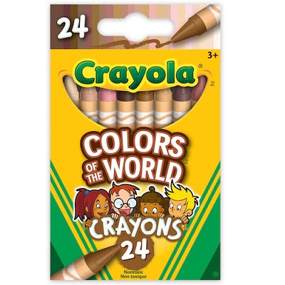 Crayons-Crayola, Colours Of The World 24 Colours - 52-1733