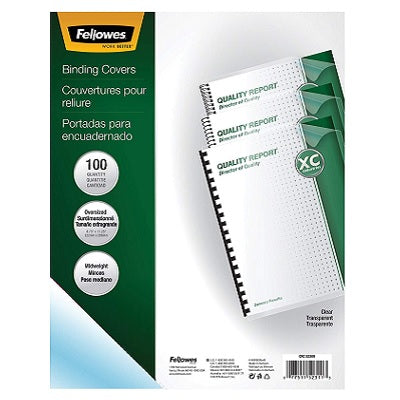 Binding Cover-Clear Letter Round Corner 100/Pack (Crc52309) - 52311