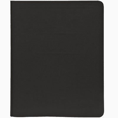 Report Cover-With Fasteners, Panel & Border, Black 25/Bx - 52506