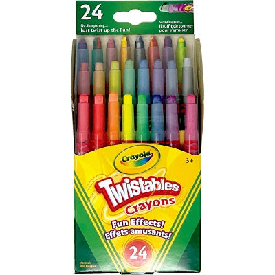 Crayons-Crayola Twistables 24/Pk - 52-5724