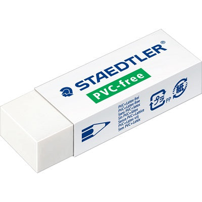 Eraser-Large White, Pvc-Free, Sliding Sleeve - 525 B20
