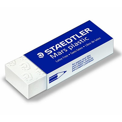 Eraser-Plastic Mars Soft, White Vinyl In Sleeve - 526 50 UP