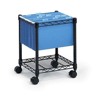 File Cart-Mobile Compact, Black - 5277BL