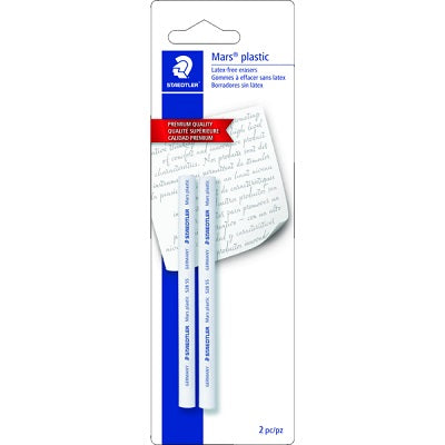 Eraser Holder Refill-Mars Plastic 2/Pk - 528 55 BK2