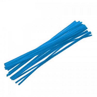 Chenille Stems-12In. Blue, 100/Pack - 53316
