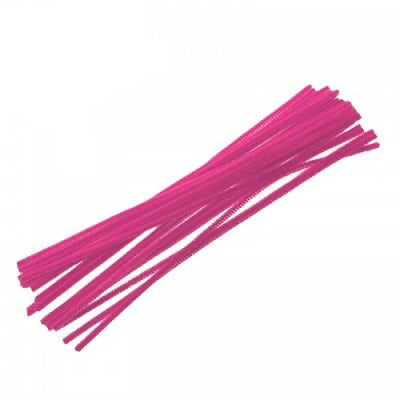 Chenille Stems-12In. Pink, 100/Pack - 53322