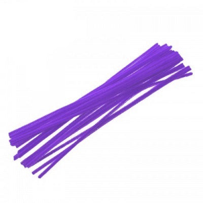Chenille Stems-12In. Violet, 100/Pack - 53323