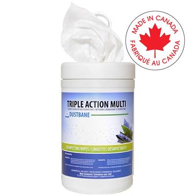 Cleaning Wipes-Dustbane Triple Action Multi, Citrus 120/Tub - 53376