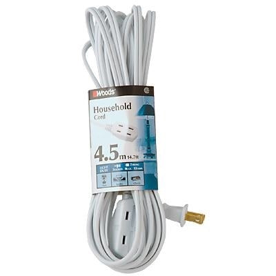 Extension Cord-Household 4.5M White - 540170
