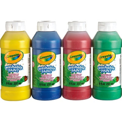 Paint-Crayola Washable, 4 Colours, 236Ml. - 54-7408