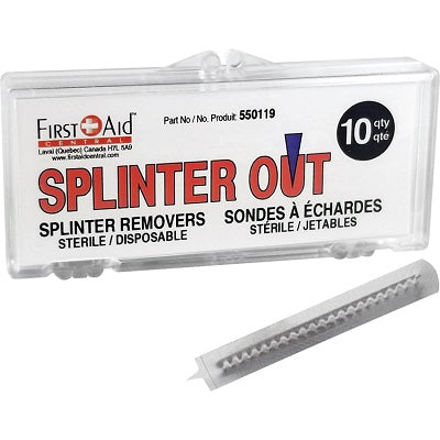 Splinter Remover-Splinter Out, Sterile 10/Pack - 550119