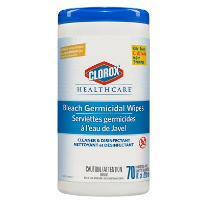 Disinfecting Wipes-Clorox Healthcare Bleach 70Ct (35309) - 55500-01308