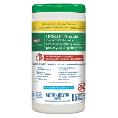 Disinfecting Wipes-Clorox Healthcare Hydrogen Peroxide - 55500-01456