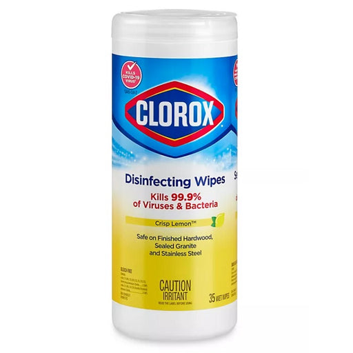 Disinfecting Wipes-Clorox Lemon Scent, 35-Count - 55500-01603