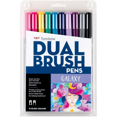 Brush Pen Set-Dual, Galaxy Palette 10/Pack - 56188