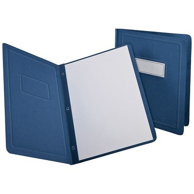 Report Cover-With Fasteners, Dark Blue 6/Pack - 56559