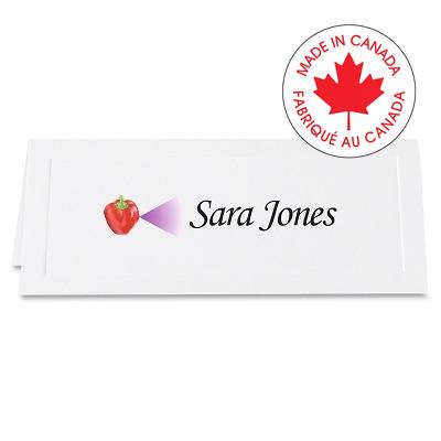 Place Cards-Embossed Panel, White 60/Pack - 57246-71413