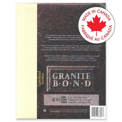 Paper-Granite Bond, Letterhead, Ivory 400/Pk - 57246-78303