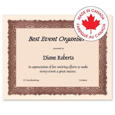 Certificate-Gioche With Seals, Red 25/Pack - 57246-83404