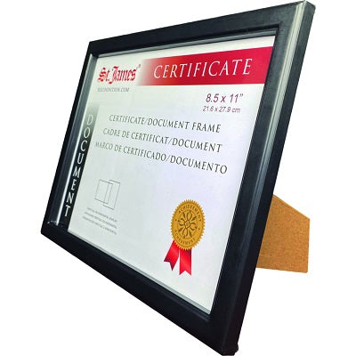 Frame-Diploma/Document, 8-1/2 X 11, Black - 57246-83913