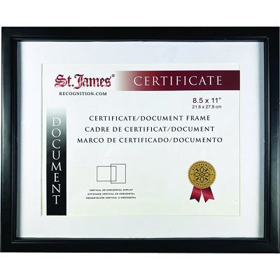 Frame-Award & Recognition, W/ Mat 14 X 11 Black - 57246-83918