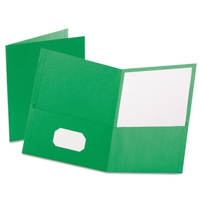 Portfolio-Twin Pocket, Standard, Green 25/Bx - 57503