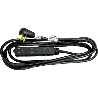 Power Cord-Heavy Duty 9.8'  3-Outlet, Black - 57551