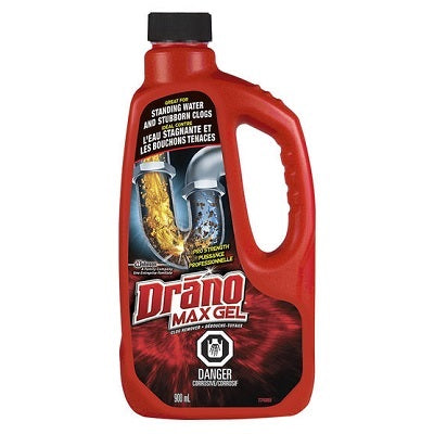 Drain Cleaner-Drano Max Gel 900Ml - 59200-00723