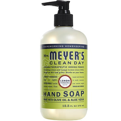 Hand Soap-Mrs Meyers, Liquid 370Ml, Lemon Verbena - 59200-70846