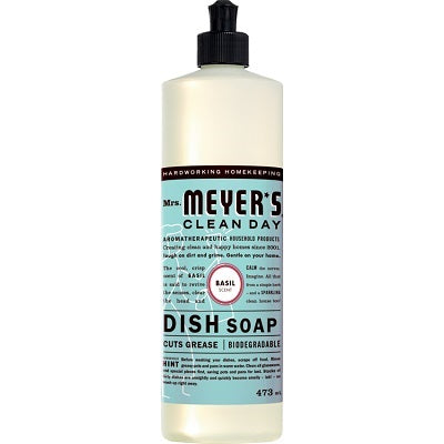 Dish Soap-Mrs Meyers Basil 473Ml - 59200-70859