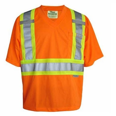 Shirt-Safety, Viking, Short Sleeve, Medium Orange - 6006O-M