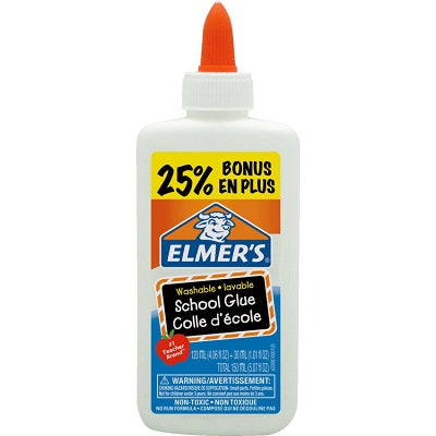 Glue-Washable School, Elmer'S 120Ml. + 30Ml Bonus - 60308Q