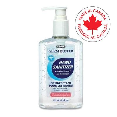 Hand Sanitizer-Zytec Germ Buster. Aloe & Vitamin E 270Ml. - 60480-01202
