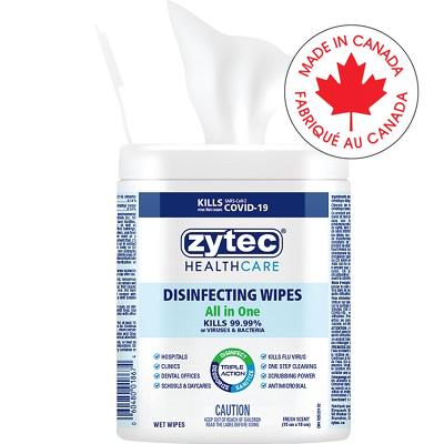 Disinfecting Wipes-Zytec Healthcare, Fresh Scent 180-Count - 60480-01867