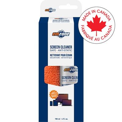 Screen Cleaner-Emzone 118Ml. With 12X8" Microfibre Cloth - 60480-47066
