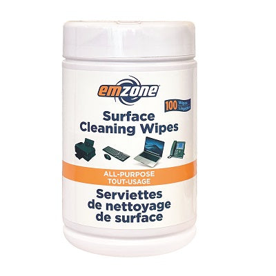 Cleaning Wipes-All-Purpose,Emzone, Surface, Tub Of 100 Wipes - 60480-47091