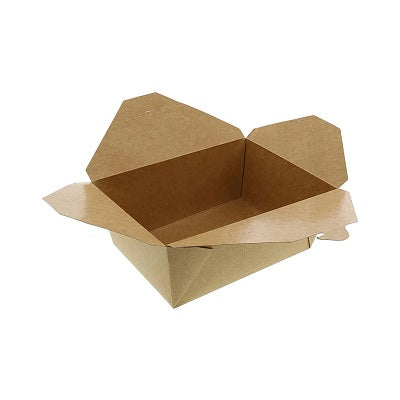 Food Containers-Compostable Take Out #8, 6X4.75X2.5" 50/Pk - 6064