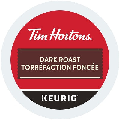Coffee-K Cup Tim Hortons Dark Roast (11307) - 61-01307