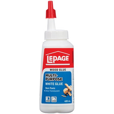 Glue-All Purpose White, 400Ml. Squeeze Bottle - 61083-00224