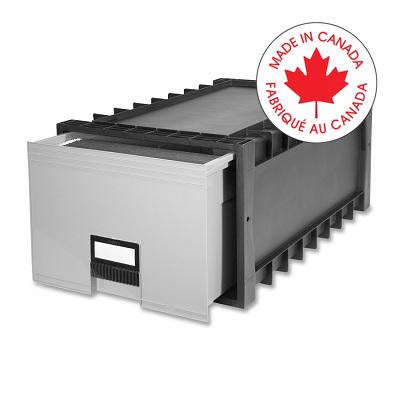 File Drawer-Plastic  Letter, Black/Grey - 61106B01C