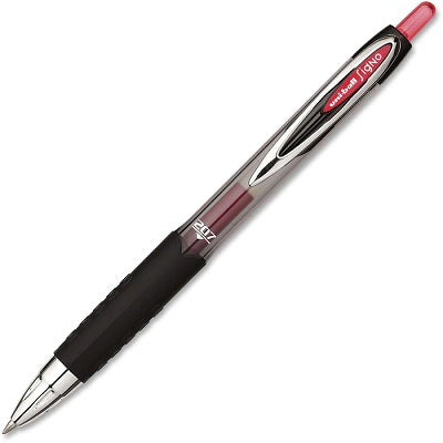 Pen-Retractable, Uni 207 Gel, 0.5Mm Red 12/Bx - 61257